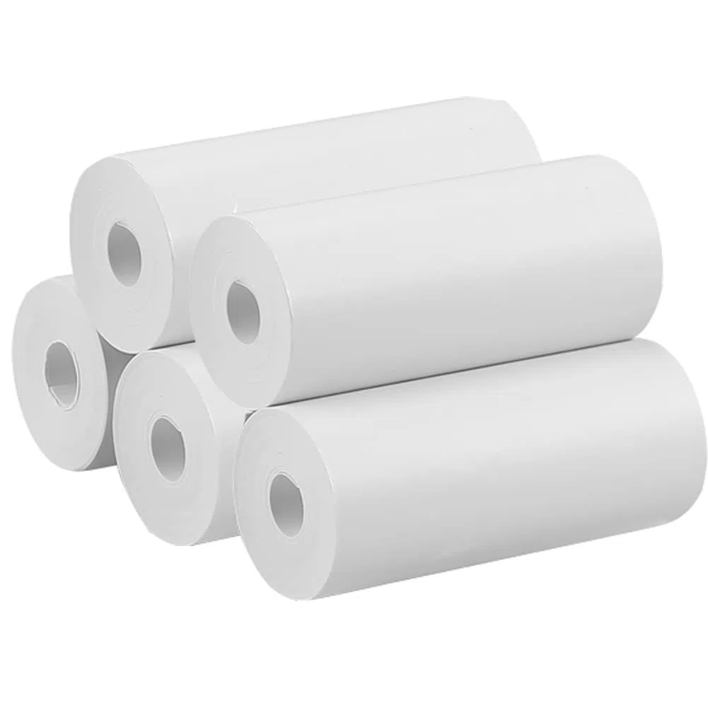Mijaowatch - Rollo de papel para cámara de niños, papel de impresión instantánea para niños, papel de impresora no adhesivo, mini cámara, repuesto de papel térmico para impresión fotográfica, rollos